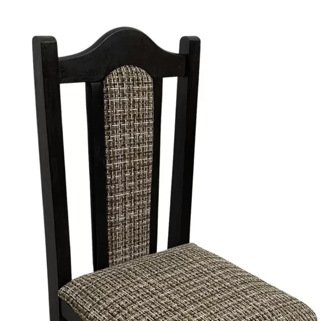 Scaune elegante din lemn masiv de fag, tapițate cu stofă SC-03