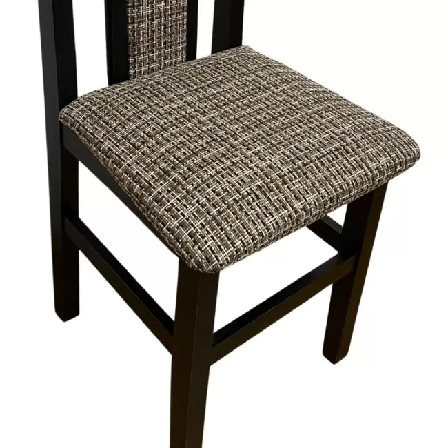 Scaune elegante din lemn masiv de fag, tapițate cu stofă SC-03