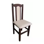 Scaune elegante din lemn masiv de fag, tapițate cu stofă 04