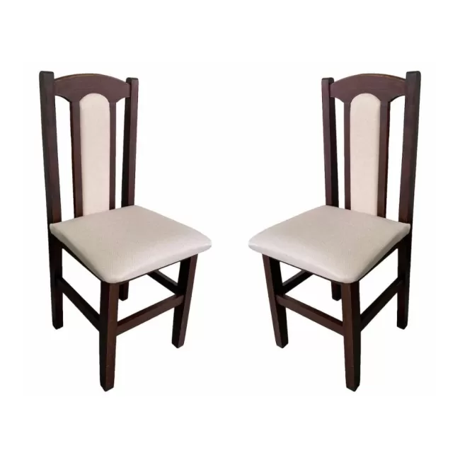 Scaune elegante din lemn masiv de fag, tapițate cu stofă SC-04