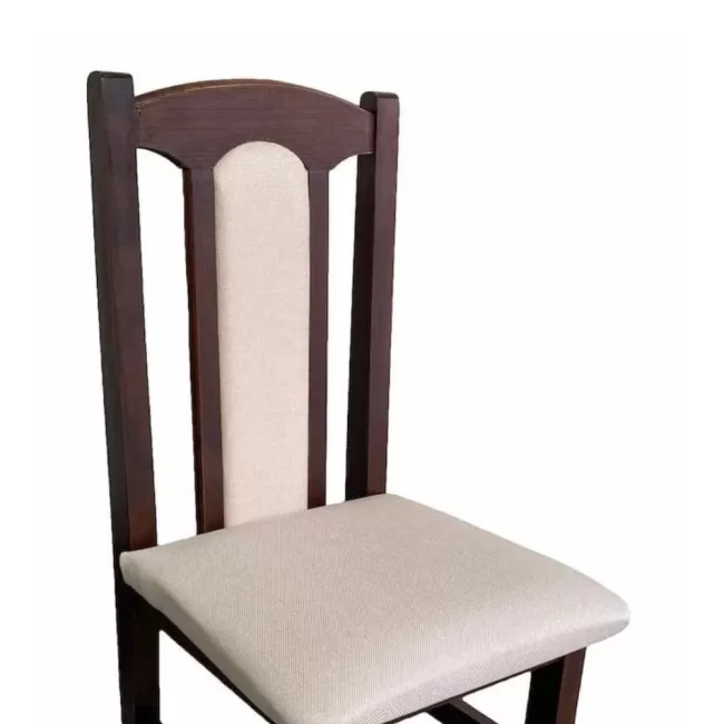 Scaune elegante din lemn masiv de fag, tapițate cu stofă SC-04