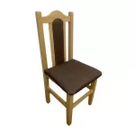 Scaune elegante din lemn masiv de fag, tapițate cu stofă 05
