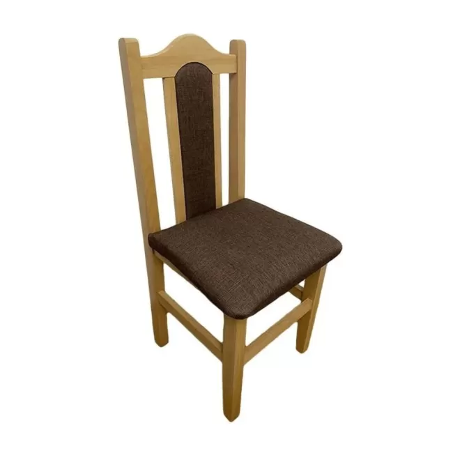 Scaune elegante din lemn masiv de fag, tapițate cu stofă SC-05