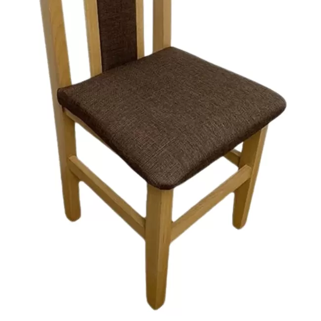 Scaune elegante din lemn masiv de fag, tapițate cu stofă SC-05