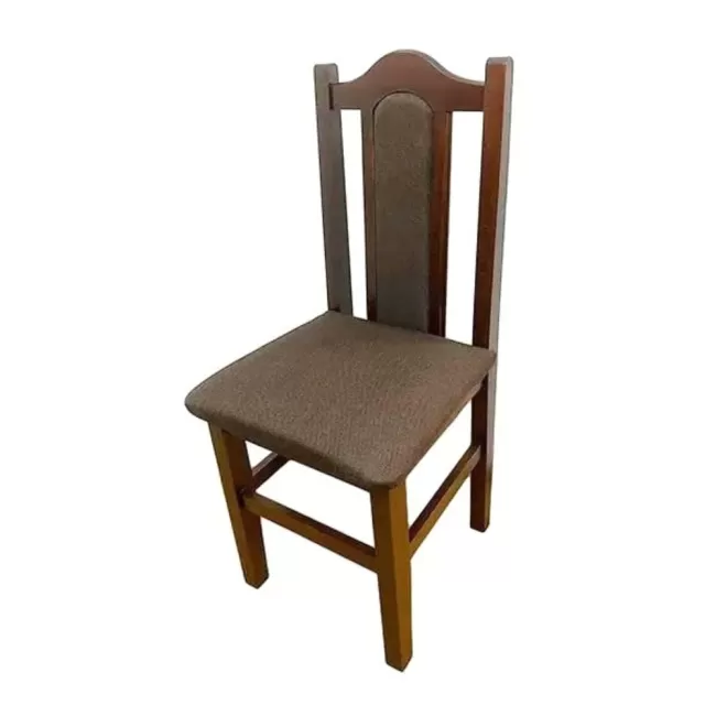 Scaune elegante din lemn masiv de fag, tapițate cu stofă SC-06