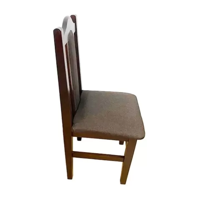 Scaune elegante din lemn masiv de fag, tapițate cu stofă SC-06