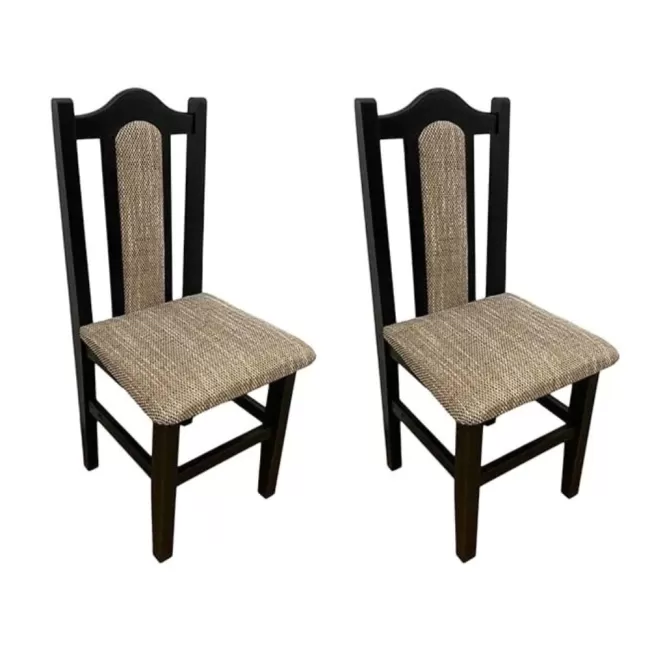 Scaune elegante din lemn masiv de fag, tapițate cu stofă SC-07