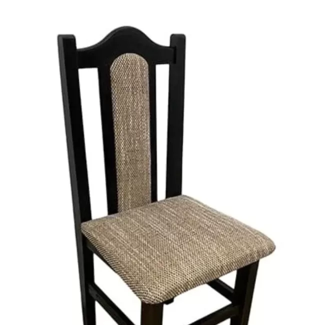 Scaune elegante din lemn masiv de fag, tapițate cu stofă SC-07