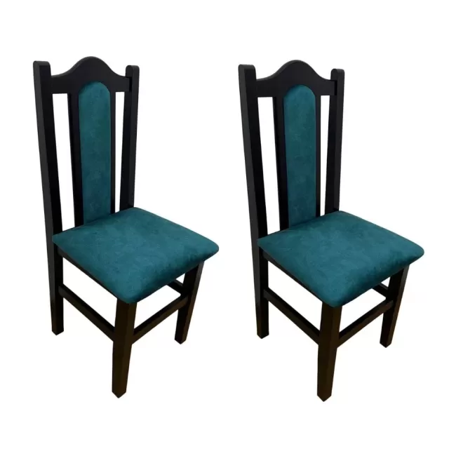 Scaune elegante din lemn masiv de fag, tapițate cu stofă SC-08