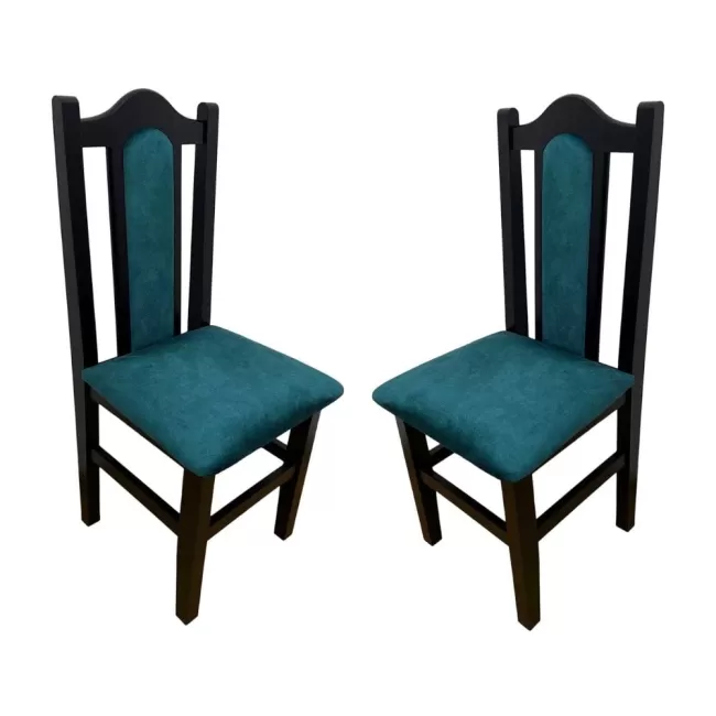 Scaune elegante din lemn masiv de fag, tapițate cu stofă SC-08