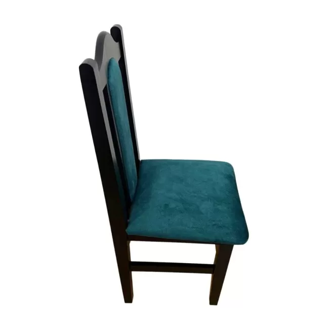 Scaune elegante din lemn masiv de fag, tapițate cu stofă SC-08