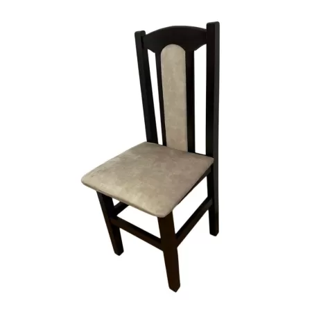 Scaune elegante din lemn masiv de fag, tapițate cu stofă 09