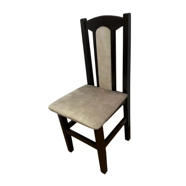 Scaune elegante din lemn masiv de fag, tapițate cu stofă SC-09