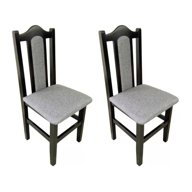 Scaune elegante din lemn masiv de fag, tapițate cu stofă SC-10