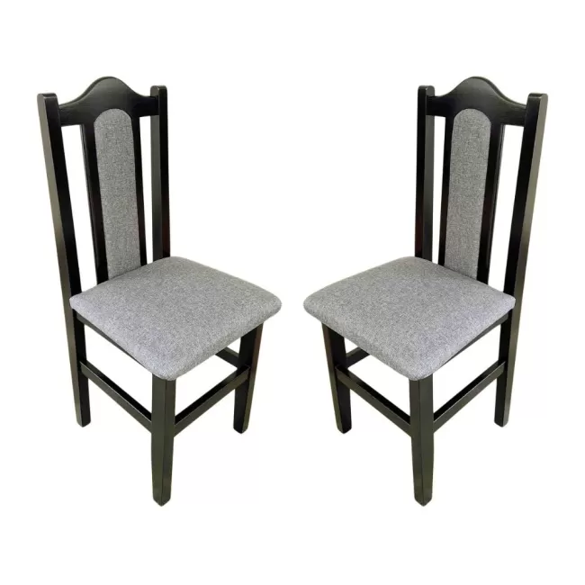 Scaune elegante din lemn masiv de fag, tapițate cu stofă SC-10