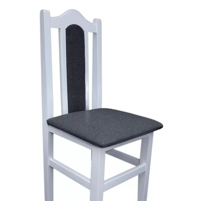 Scaune elegante din lemn masiv de fag, tapițate cu stofă SC-11