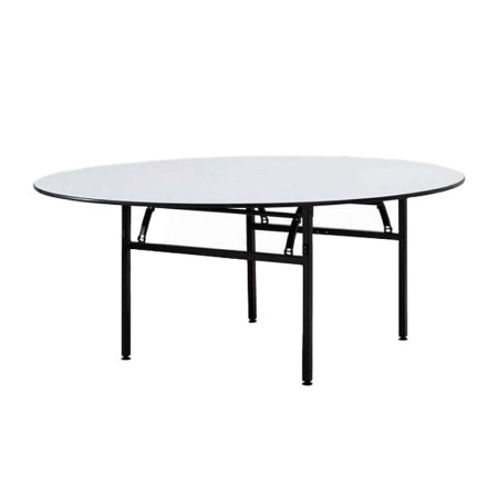 Masă rotundă blat lemn diverse evenimente 180 cm Masă rotundă blat lemn diverse evenimente 180 cm