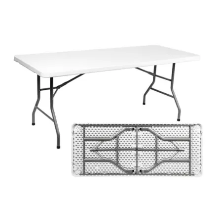 Masă dreptunghiulară pliabilă-183cm