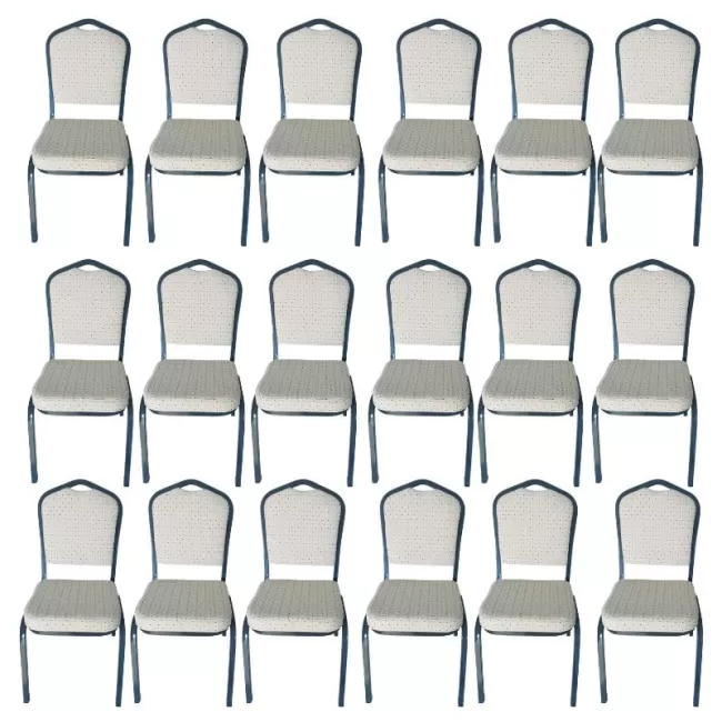 Scaune HoReCa cadru gri antracit pe culoarea crem