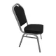Scaune Horeca cadru argintiu cu șezut și spătar negru