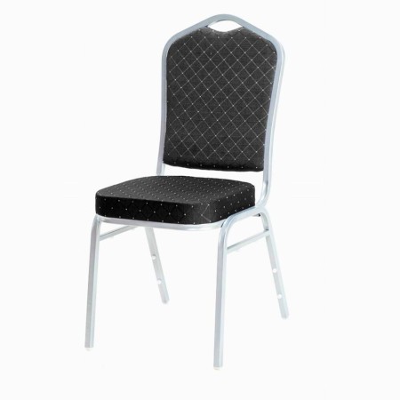 Scaune de evenimente cadru gri stofă culoarea neagră Scaune de evenimente cadru gri stofă culoarea neagră