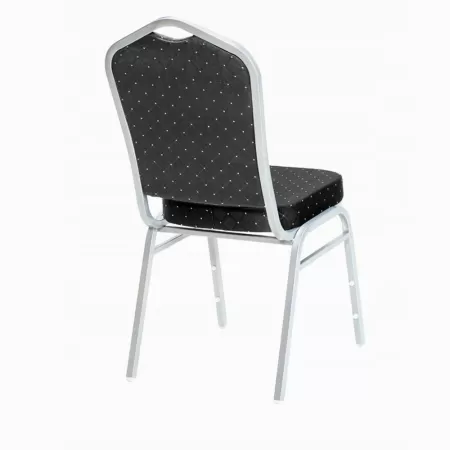Scaune de evenimente cadru gri stofă culoarea neagră