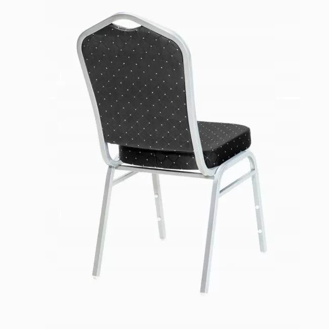 Scaune de evenimente cadru gri stofă culoarea neagră