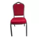 Scaune HoReCa cadru gri cu șezut și spătar roșu