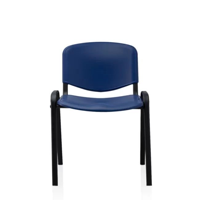 Scaun pentru elevi pe cadru metalic cu plastic