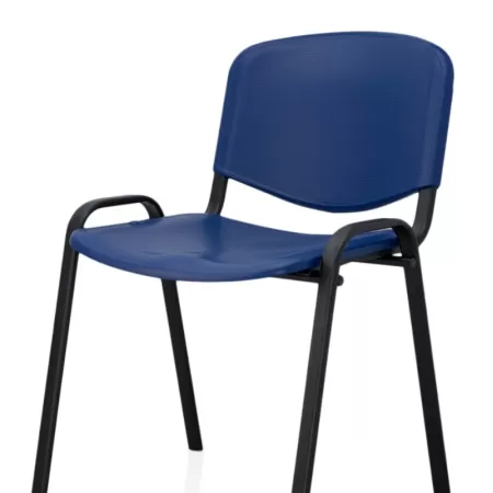 Scaun pentru elevi pe cadru metalic cu plastic