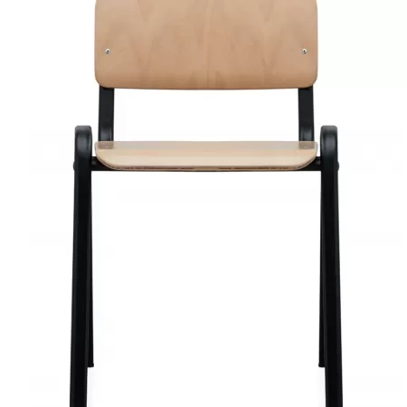 Scaun pentru elevi pe cadru negru