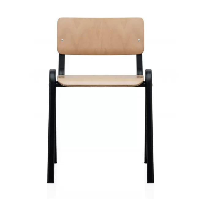 Scaun pentru elevi pe cadru negru