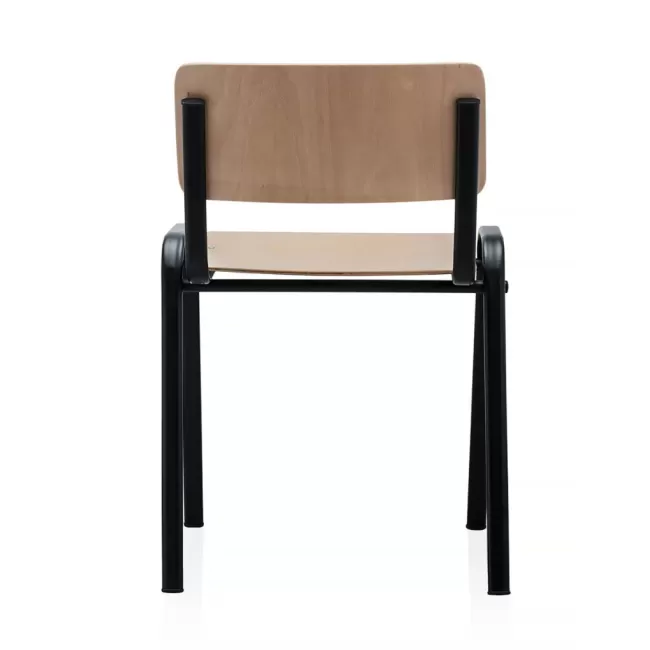 Scaun pentru elevi pe cadru negru