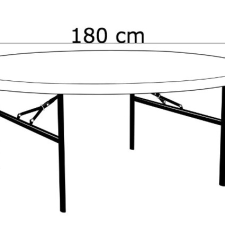 Masă rotundă blat lemn diverse evenimente 180 cm Masă rotundă blat lemn diverse evenimente 180 cm