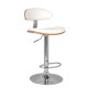 Scaun de bar design elegant si modern-Alb