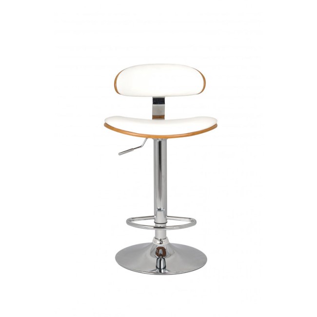 Scaun de bar design elegant si modern-Alb