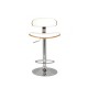 Scaun de bar design elegant si modern-Alb