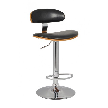 Scaun de bar design elegant si modern-Negru Scaun de bar design elegant si modern-Negru