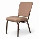 Scaun pentru biserici și conferințe, tapițerie bej, model V6