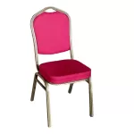 Scaune pentru diverse evenimente cadru auriu TS roșu