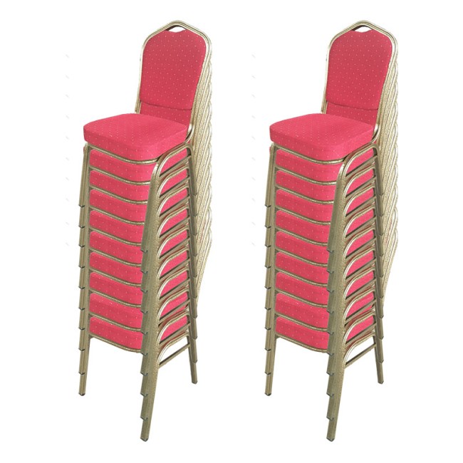 Set scaune de evenimente stivuibile 20 bucati-rosu Set scaune de evenimente stivuibile 20 bucati-rosu