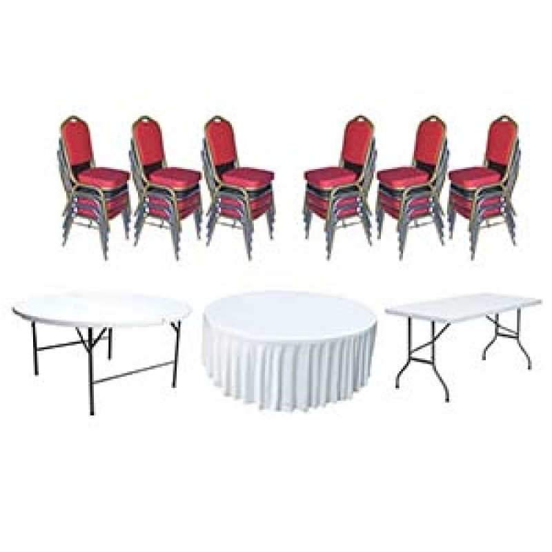 Seturi de scaune si mese pentru sali de evenimente