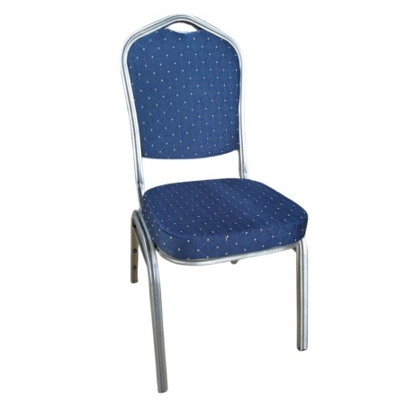 Scaun de evenimente stofă albastră, cadru gri Scaun de evenimente stofă albastră, cadru gri