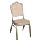 Scaun de evenimente cadru auriu stofă culoare bej