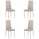 Set 4 scaune bucătărie-bej