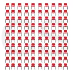 100 scaune conferință cu tapițerie din stofă roșie