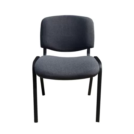 Scaune conferință Taurus TN cu tapițerie din stofă gri închis