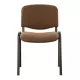 Scaune conferință Taurus cu tapițerie din stofă maro închis