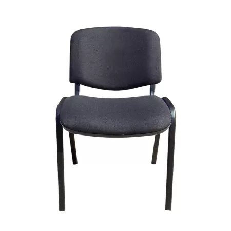 Scaune conferință Taurus TN cu tapițerie din stofă neagră