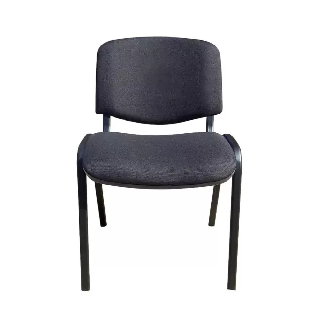 Scaune conferință Taurus TN cu tapițerie din stofă neagră
